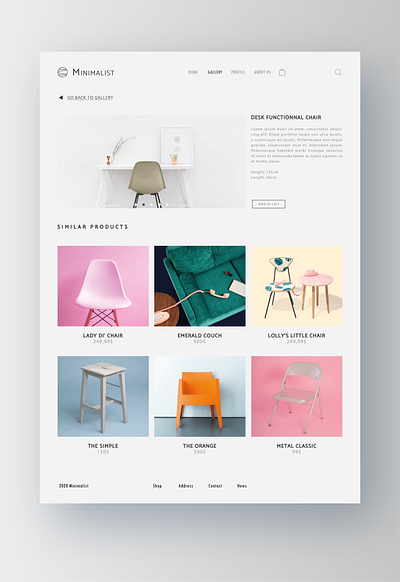 Minimalist web UI shop clean design minimal minimalism minimalist minimalistic shop softui ui ui ux uidesign uiux ux vector web web design website website design white