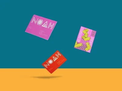 NOAH branding business card business card design businesscard design illustration mockup vector