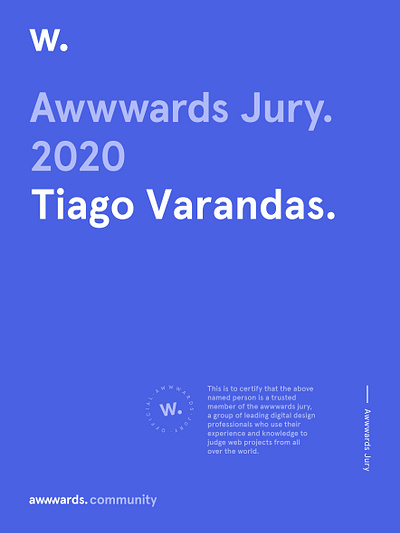 Awwwards Jury 2020 ai amsterdam artificial intelligence awwwards blockchain design designsystem digitalproductdesign productdesign ui uxboutique