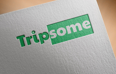 tripsome logo branding design graphic design illustration illustrator logo logo design logodesign logotype typography