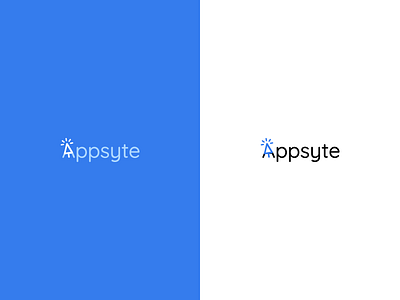 Logo Design Appsyte app design art blue branding bts colors graphic design hello dribble icon interface logo logodesign logotype minimalism minimalist logo typography uidesign ux design vector web