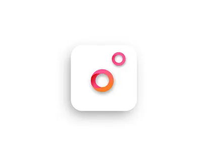 Instagram Logo design flat gradient icon illustration instagram logo redesign typography vector