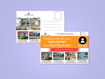 Postcard Design business direct mail eddm eddm postcard postcard postcard design realestate template templatedesign