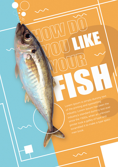 How Do You Like Your Fish? design illustration illustrator poster poster art vector
