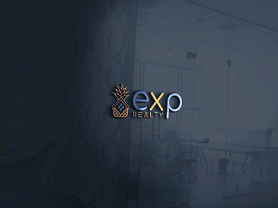 Exp realty logo branding business card graphic design icon logo logodesign social media banner