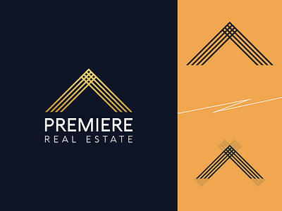 Premiere Real Estate logomark minimal premiere real estate realestate