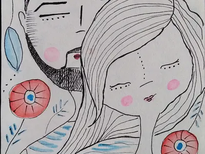 you and me calendar calendar design drawing illustration