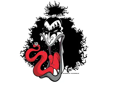 KISS - Gene Simmons branding character design design halloween illustration metal music pop culture rock music vector vector art vector illustration vectorillustration