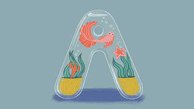 36 days of type - Aquarium 36daysoftype 36daysoftype01 design illustration typography