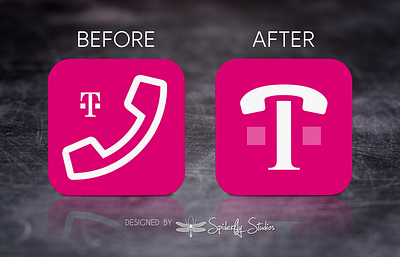 T-Mobile DIGITS Launcher Icon Update app design app icon app icon design app ui app ux branding graphic design icon design launcher icon