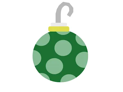 green oranment ball medium christmas tree crooked design gravit designer green illustration ornaments spots