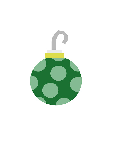 green oranment ball medium christmas tree crooked design gravit designer green illustration ornaments spots