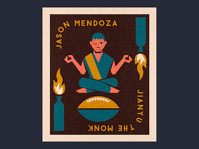 Jason design illustration matchbook the good place tv
