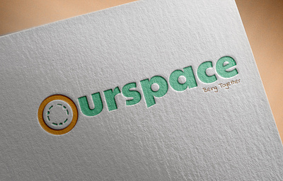 ourspace logo branding design graphic design illustrator logo logo design logodesign logotype minimal vector