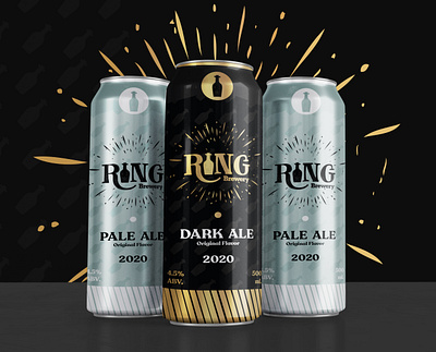 Ring Brewery | Can design beer beer can branding can packaging print