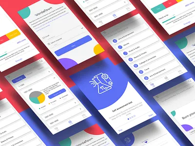 iOS & Android App for learning English adobe xd android app design app design interaction design ios app design learning language