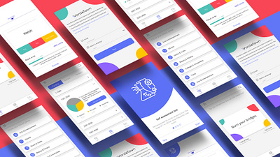 iOS & Android App for learning English adobe xd android app design app design interaction design ios app design learning language