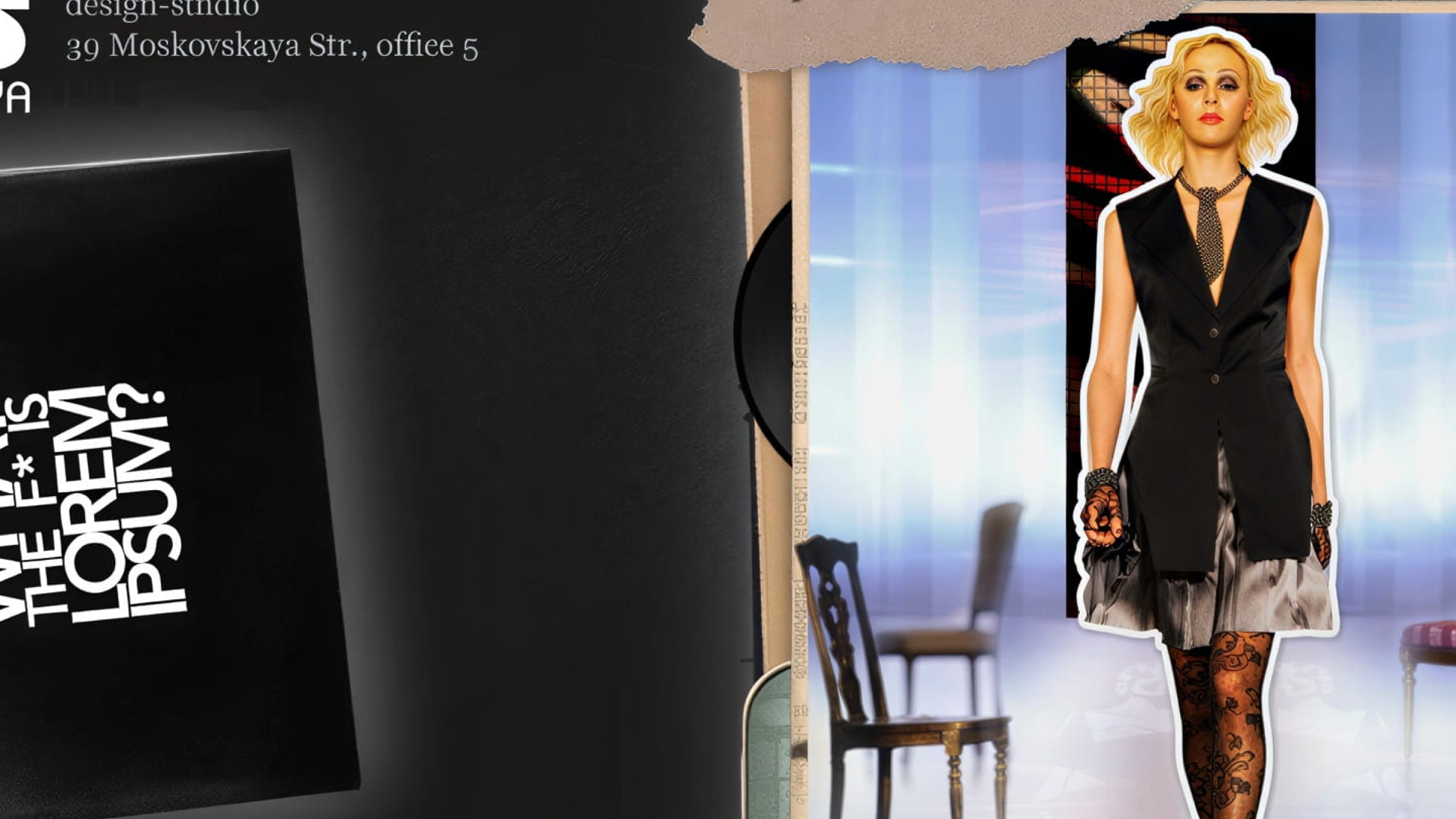 Fashion Showcase Site animation fashion graphic design ui
