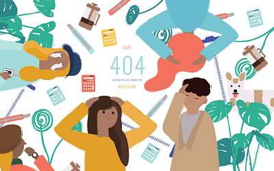 Oops 404 Not Found | Toffu 404 error 404 page architecture design illustration illustrator interface page not found photoshop toffu ui ux web design website xd