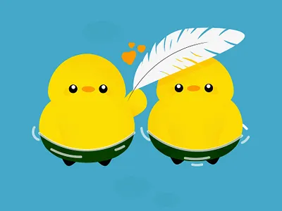 Valentine's Day cute design duck duckling ducks graphic illustration lover minimal pastel romance romantic valentines valentines day valentinesday