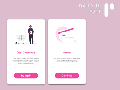 Daily UI Challenge #011 - Flash Messages app design dailyui dailyuichallenge design digital ui ui design vector