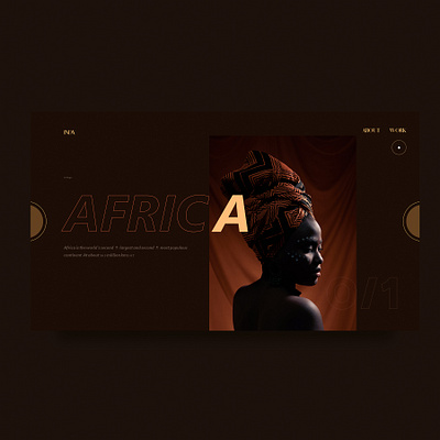 AFRICA africa africa ui africa ui design logo typography ui uiux ux web website