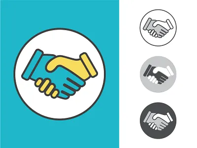 Adulthood Merit Badge: Conflict Resolution design flat icon illustration illustrator minimal vector