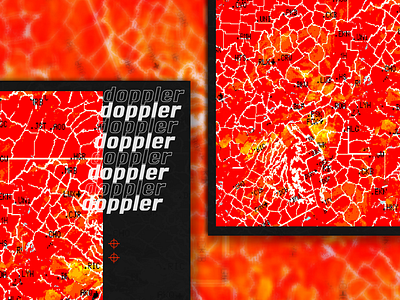 DOPPLER; ALBUM COVER DESIGN album cover design album design cloud radar cover design graphic album cover music track design queer designer radar song art design soundtrack design storm radar storm tracking visual design weather art