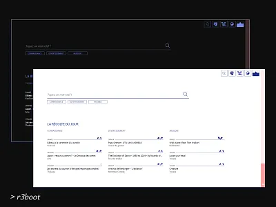 R3boot less is more low tech minimalist monochrome ui uidesign uiux web webdesign