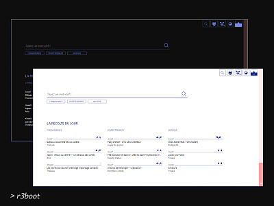 R3boot less is more low tech minimalist monochrome ui uidesign uiux web webdesign