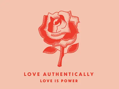 Love Authentically authentically etched illustration loveislove master engraver power rose