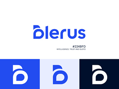 blerus logo application blerus brand concept dribbble fashion identity identity design illustration logo logodesign logotype symbol thinking visual