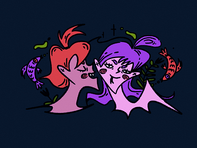 Gossip animation caracter caracter design design digital illustration digitalart illustration illustrator photoshop