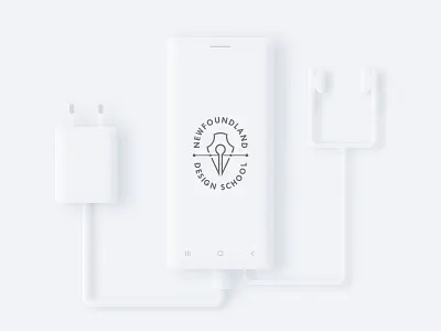 Skeumorphic Mobile Device 2020 trend design design trend device figma illustration mobile mockup neumorphic neumorphism portfolio skeumorphic skeumorphism skeuomorph white