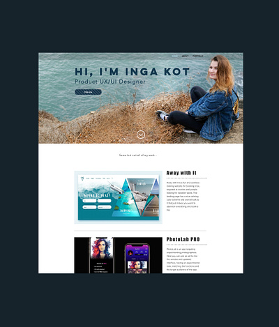 My website design graphic design graphicdesign photography pinterest portfolio design ui uidesign uxui web webdesign