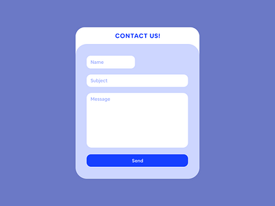 Contact Us Page [Daily UI 028] 100daychallenge contact page contact us daily ui dailyui design figma mockup ui uidesign uiux ux