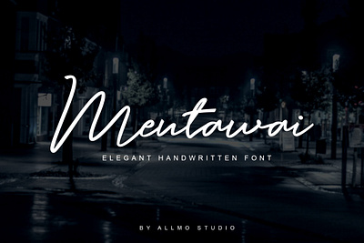 Mentawai - Free Signature Font font fonts free download free font free fonts freebies freefont type typeface typography