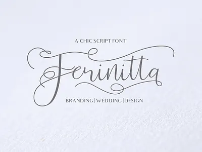 Ferinitta Free Calligraphy Font font free font free fonts freebie freebies typeface typefaces typogaphy typography