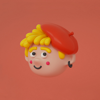 Play-Doh guy character design cinema 4d cute cute art illustration playdoh