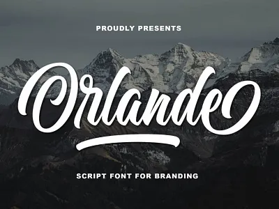 Orlande Free Script Font font font design fonts free font free fonts freebie freebies typeface typography