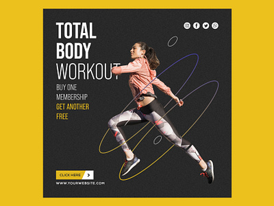 Fitness Gym Banner banner design gym banner design free download gym banner design psd gym banner images gym banner psd gym opening banner gym poster ideas social media banner