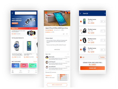 E-Commerce Mobile app app buy card cart category design app dropbox ecommerce ecommerce ecommerce app ecommerce design google interface ios mobile management mobile order payment product design shopping ui ux