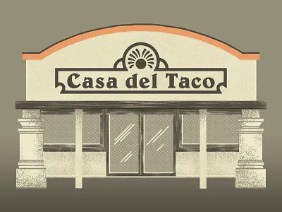 Casa Del Taco Illustrations branding chips design graphic design illustration photoshop tacos