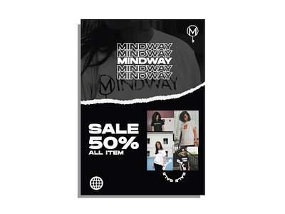 mindway flyer brand clothing design flyer poster template