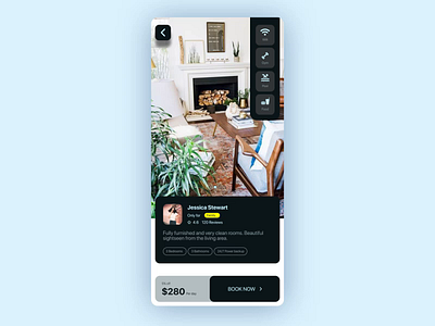 AR Room Rent App Concept adobe aep after effects app augmented reality rent room room rent ui xd
