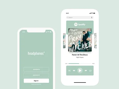 Concept of Audio Player app audio app audio player design mobile app mobile app design mobile ui poland ui ui design uidesign uxdesign wroclaw