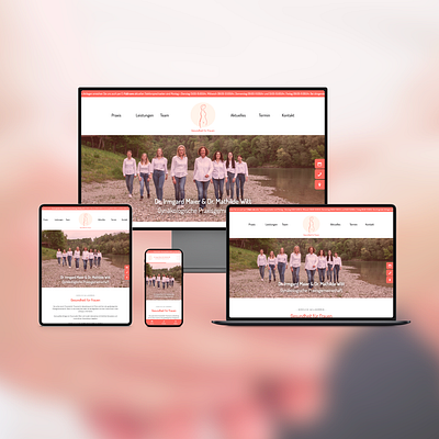 Frauenazrtpraxis Wasserburg arzt contao frauenarzt logo responsive website wasserburg webdesign website