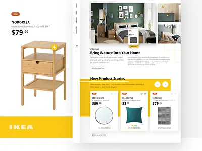 IKEA 2020 Concept bedroom design earth tones earthy ecommerce furniture furniture website green ikea interface interface design natural shopping ui ux user experience user interface ux web design website wood