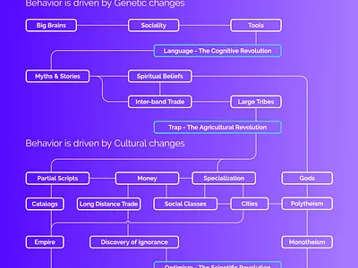 Sapiens: A Brief History of Humankind flowchart history infographic japan sapiens tokyo visualization