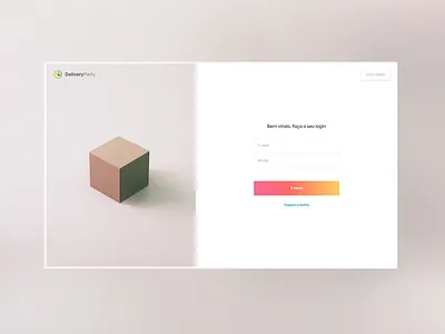 Login screen 3d animated animation balloon brasil canada delivery form gif gift interface login motion party product design registre ui uidesign uiux website